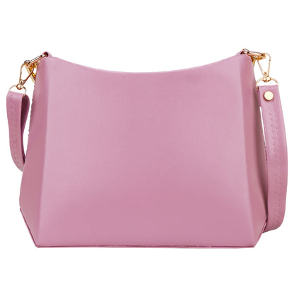 Ms. Classy Printed Vegan Leather Sling Bag - Pink