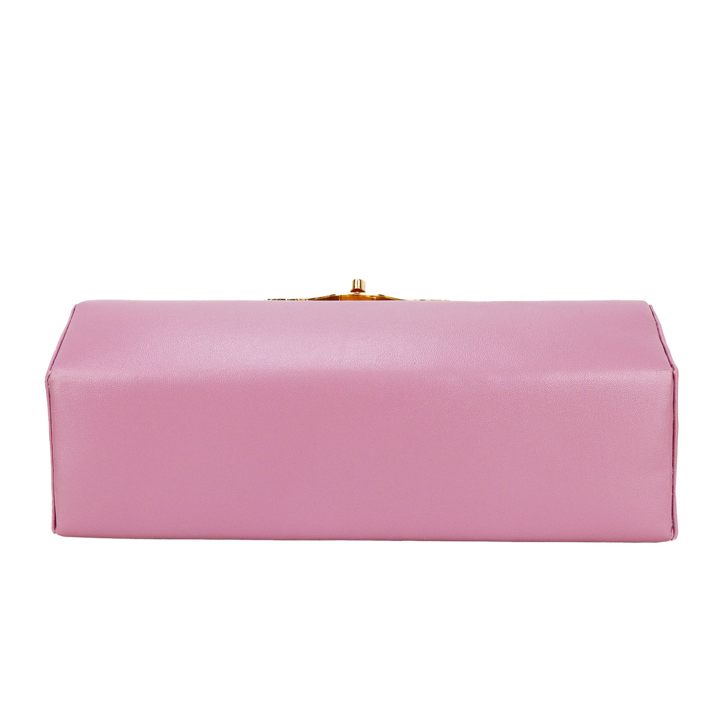 Madrid Vegan Leather Satchel Box Sling Bag - Pink